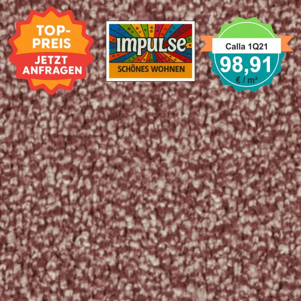 Vorwerk Calla Teppichboden – Farbe 1Q21 fraise – Produktbild